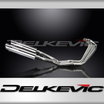 Delkevic volledig systeem Round RVS 350mm zonder e-keur - FJ1100 (1984-1985)