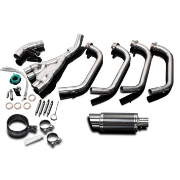 Delkevic volledig systeem Round Carbon 200mm zonder e-keur - XJ600 (1992-2004)