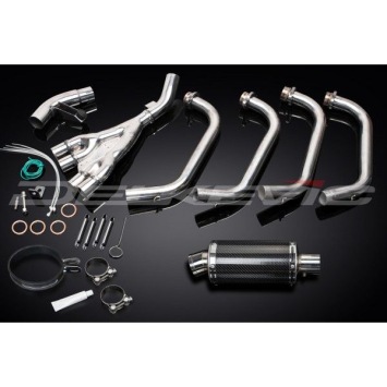 Delkevic volledig systeem Oval Carbon 225mm zonder e-keur - XJ600 (1992-2004)