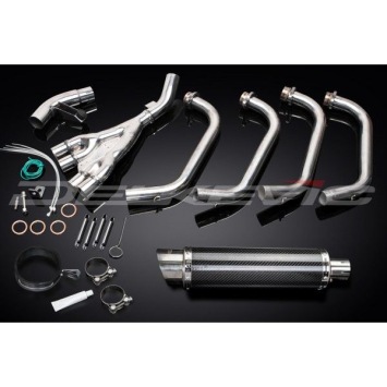 Delkevic volledig systeem Round Carbon 350mm zonder e-keur - XJ600 (1992-2004)