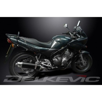 Delkevic volledig systeem Round Carbon 350mm zonder e-keur - XJ600 (1992-2004)