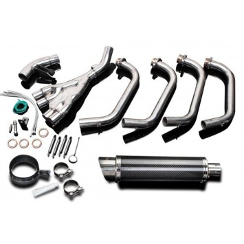 Delkevic volledig systeem Round Carbon 350mm zonder e-keur - XJ600 (1992-2004)