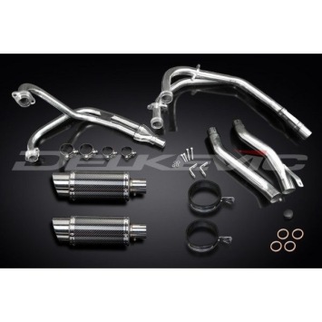 Delkevic volledig systeem Round Carbon 200mm zonder e-keur - XJ600 DIVERSION (1992-2004)