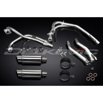 Delkevic volledig systeem Round RVS 200mm zonder e-keur - XJ600 DIVERSION (1992-2004)