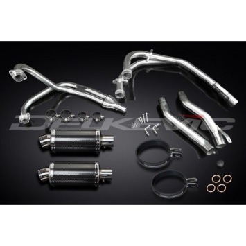 Delkevic volledig systeem Oval Carbon 225mm zonder e-keur - XJ600 DIVERSION (1992-2004)