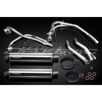 Delkevic volledig systeem Oval RVS 450mm zonder e-keur - XJ600 DIVERSION (1992-2004)