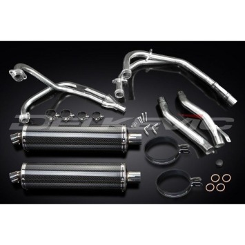 Delkevic volledig systeem Oval Carbon 450mm zonder e-keur - XJ600 DIVERSION (1992-2004)