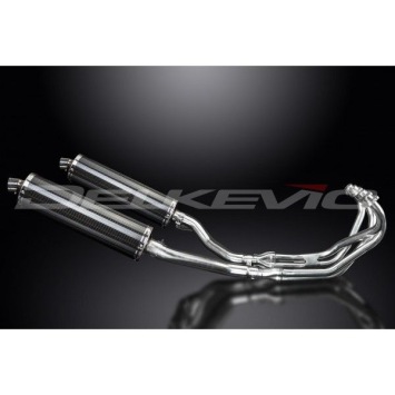 Delkevic volledig systeem Oval Carbon 450mm zonder e-keur - XJ600 DIVERSION (1992-2004)