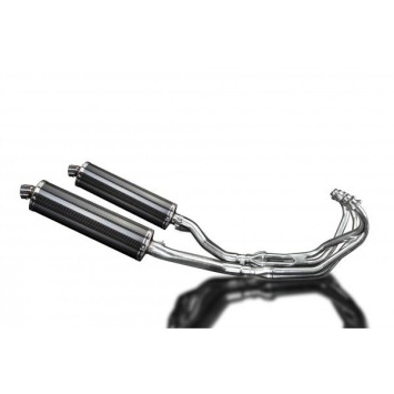 Delkevic volledig systeem Oval Carbon 450mm zonder e-keur - XJ600 DIVERSION (1992-2004)