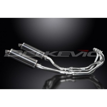 Delkevic volledig systeem Oval Carbon 350mm zonder e-keur - XJ600 DIVERSION (1992-2004)