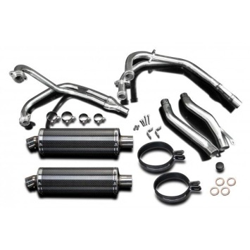 Delkevic volledig systeem Oval Carbon 350mm zonder e-keur - XJ600 DIVERSION (1992-2004)