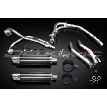 Delkevic volledig systeem Round Carbon 350mm zonder e-keur - XJ600 DIVERSION (1992-2004)