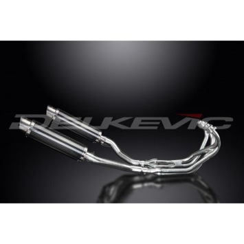 Delkevic volledig systeem Round Carbon 350mm zonder e-keur - XJ600 DIVERSION (1992-2004)