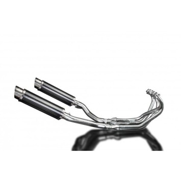 Delkevic volledig systeem Round Carbon 350mm zonder e-keur - XJ600 DIVERSION (1992-2004)