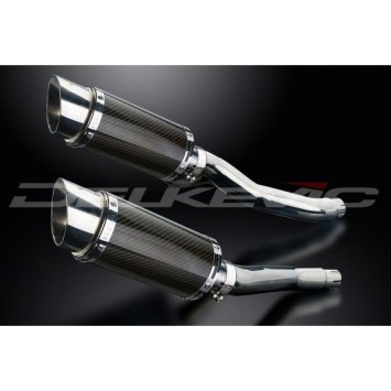 Delkevic slip-on kit Round Carbon 200mm zonder e-keur - XJ600S/N DIVERSION (1992-2004)