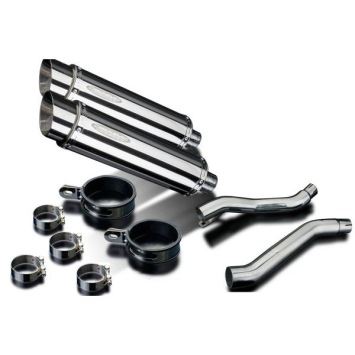 Delkevic slip-on kit Round RVS 350mm zonder e-keur - XJ600S/N DIVERSION (1992-2004)