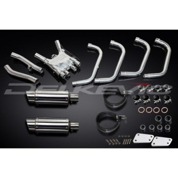 Delkevic volledig systeem Round RVS 200mm zonder e-keur - XJR1300/SP (1998-2006)