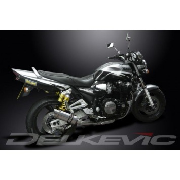 Delkevic volledig systeem Round RVS 200mm zonder e-keur - XJR1300/SP (1998-2006)