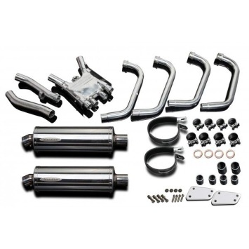 Delkevic volledig systeem Oval RVS 350mm zonder e-keur - XJR1300/SP (1998-2006)