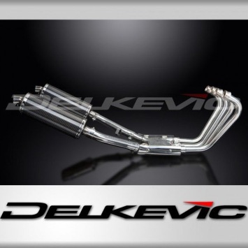 Delkevic volledig systeem Oval Carbon 350mm zonder e-keur - XJR1300/SP (1998-2006)