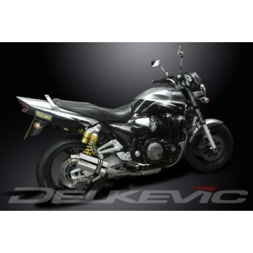 Delkevic volledig systeem Oval RVS 225mm zonder e-keur - XJR1300/SP (1998-2006)