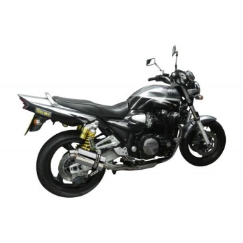 Delkevic volledig systeem Oval RVS 225mm zonder e-keur - XJR1300/SP (1998-2006)