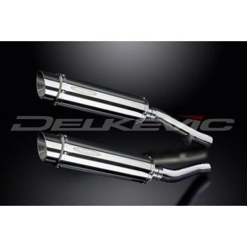 Delkevic slip-on kit Round RVS 350mm zonder e-keur - XJR1300/SP (1998-2007)