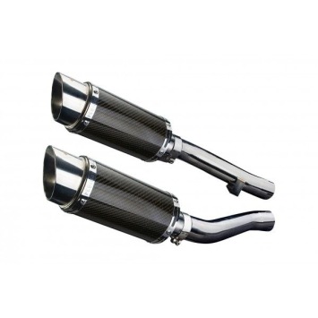 Delkevic slip-on kit Round Carbon 200mm zonder e-keur - XJR1300 (2004-2006)