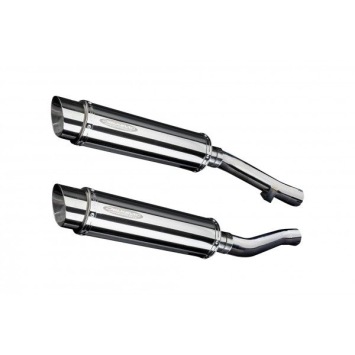 Delkevic slip-on kit Round RVS 350mm zonder e-keur - XJR1300 (2004-2006)