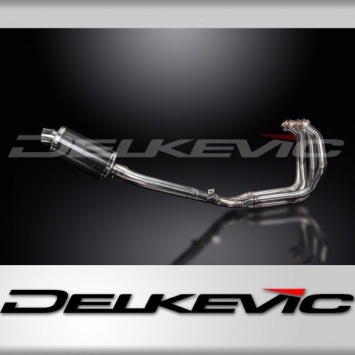 Delkevic volledig systeem Oval Carbon 225mm - FZR600R FOXEYE (1994-1996)
