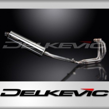 Delkevic volledig systeem Oval RVS 450mm - FZR600R FOXEYE (1994-1996)