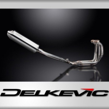 Delkevic volledig systeem Tri-Oval RVS 320mm - FZR600R FOXEYE (1994-1996)