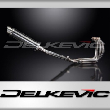 Delkevic volledig systeem Round Carbon 350mm - FZR600R FOXEYE (1994-1996)