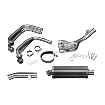 Delkevic volledig systeem Oval Carbon 350mm zonder e-keur - FZS600 FAZER (1998-2003)