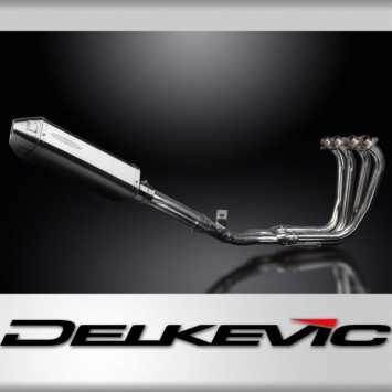 Delkevic volledig systeem Tri-Oval RVS 320mm zonder e-keur - FZS600 FAZER (1998-2003)