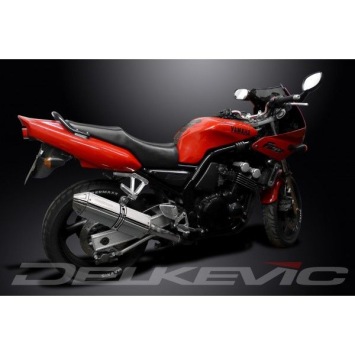 Delkevic volledig systeem Tri-Oval RVS 320mm zonder e-keur - FZS600 FAZER (1998-2003)