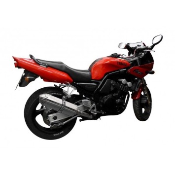 Delkevic volledig systeem Tri-Oval RVS 320mm zonder e-keur - FZS600 FAZER (1998-2003)