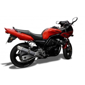 Delkevic volledig systeem Round Carbon 350mm zonder e-keur - FZS600 FAZER (1998-2003)