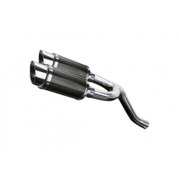 Delkevic slip-on kit Round Carbon 200mm zonder e-keur - MT-03 (2005-2015)