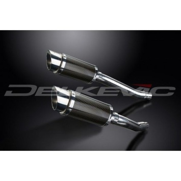 Delkevic slip-on kit Round Carbon 200mm - TDM900 (2002-2013)