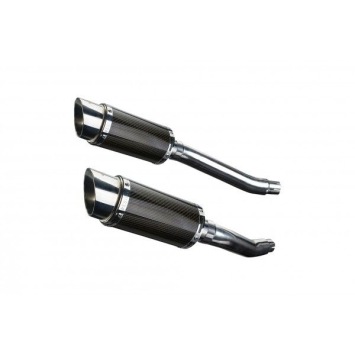 Delkevic slip-on kit Round Carbon 200mm - TDM900 (2002-2013)