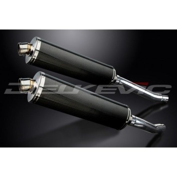 Delkevic slip-on kit Oval Carbon 450mm - TDM900 (2002-2013)