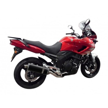 Delkevic slip-on kit Oval Carbon 350mm - TDM900 (2002-2013)