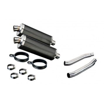 Delkevic slip-on kit Oval Carbon 350mm - TDM900 (2002-2013)