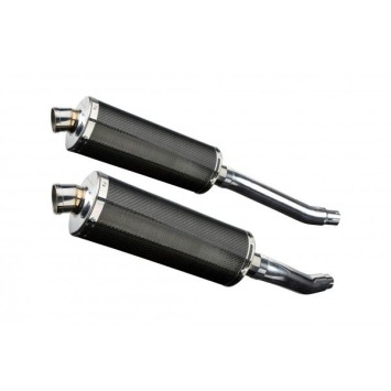 Delkevic slip-on kit Oval Carbon 350mm - TDM900 (2002-2013)