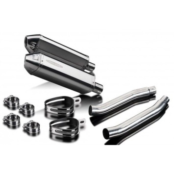 Delkevic slip-on kit Tri-Oval RVS 320mm - TDM900 (2002-2013)