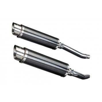 Delkevic slip-on kit Round Carbon 350mm zonder e-keur - TDM900 (2002-2013)