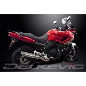 Delkevic slip-on kit Round RVS 350mm - TDM900 (2002-2013)