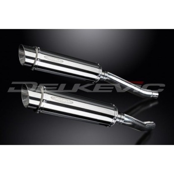 Delkevic slip-on kit Round RVS 350mm - TDM900 (2002-2013)