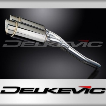 Delkevic slip-on kit Round RVS 200mm zonder e-keur - FZ6 (NKD/ FAIRED) (2004-2010)